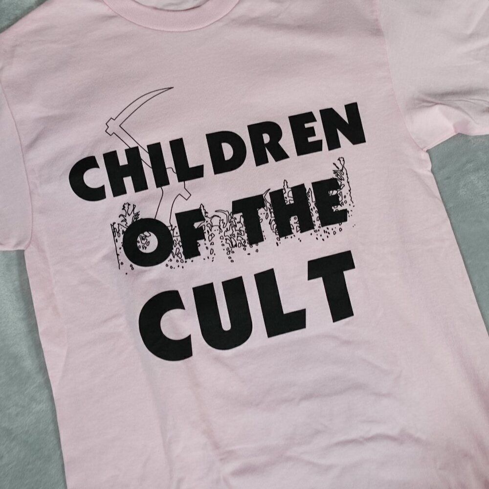 Superrradical Children Of The Cult Parody T Shirt Mens M Halloween Pink - Picture 2 of 7